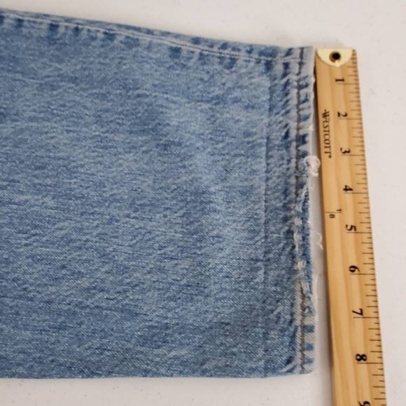 Madewell Dad Jean Jeans Size 30 Distressed Cotton Denim Slouchy Grunge Fall - Picture 11 of 16